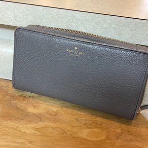 Gray Kate Spade wallet